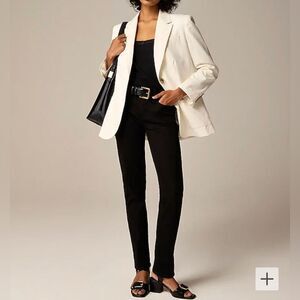 J.Crew 9” mid-rise vintage slim-straight jean in Stay Black Wash Size 27